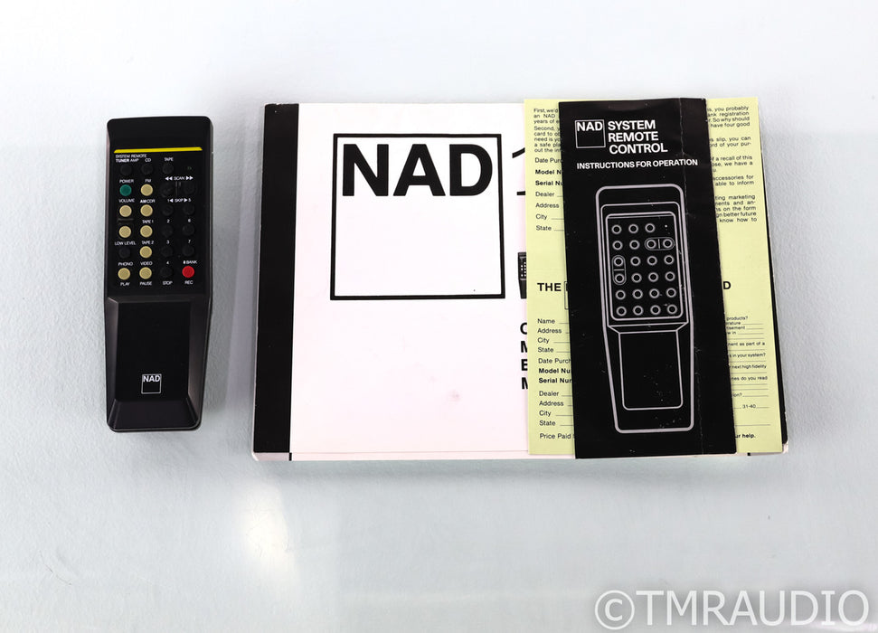 NAD 1600 Monitor Series Stereo Preamplifier / Tuner; MM / MC Phono; Remote