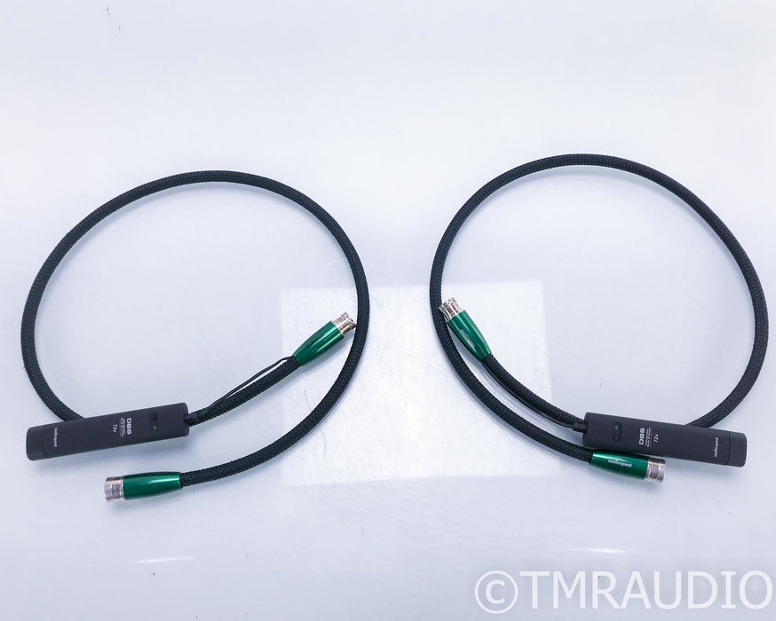 AudioQuest Earth XLR Cables; 1m Pair Balanced Interconnects