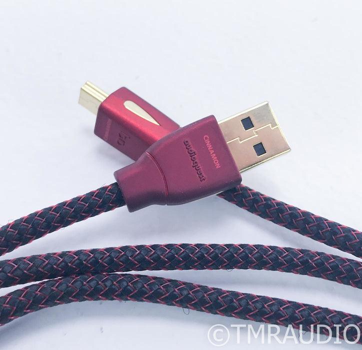 AudioQuest Cinnamon Mini USB Cable; Single 1.5m Interconnect