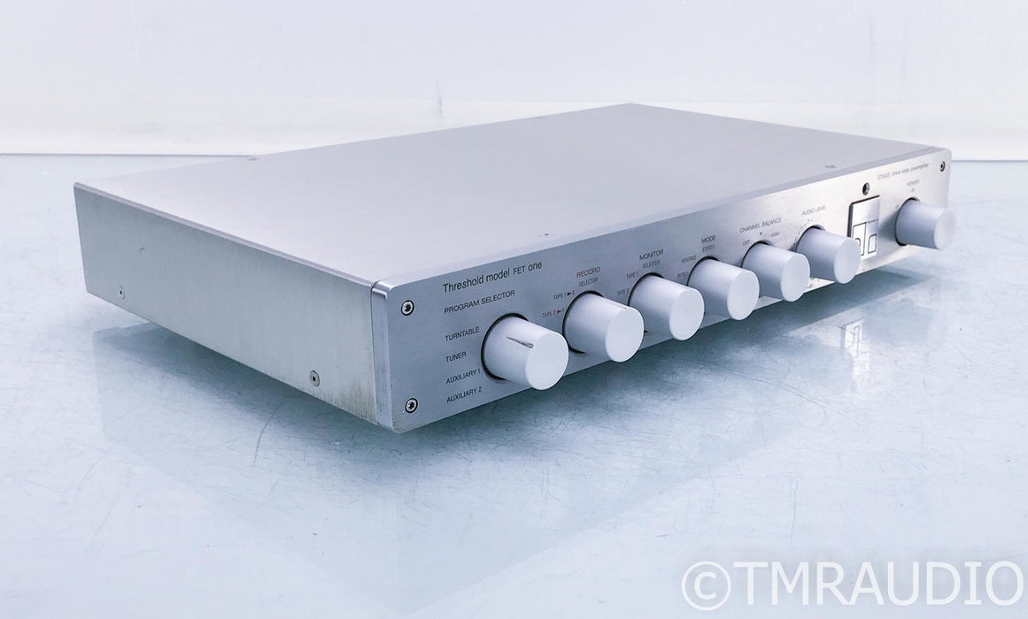 Threshold FET one Vintage Stereo Preamplifier; FET-1; MM / MC