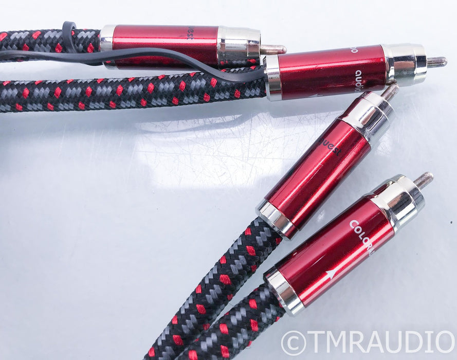 AudioQuest Colorado RCA Cables; 1.5m Pair Interconnects; 72v DBS