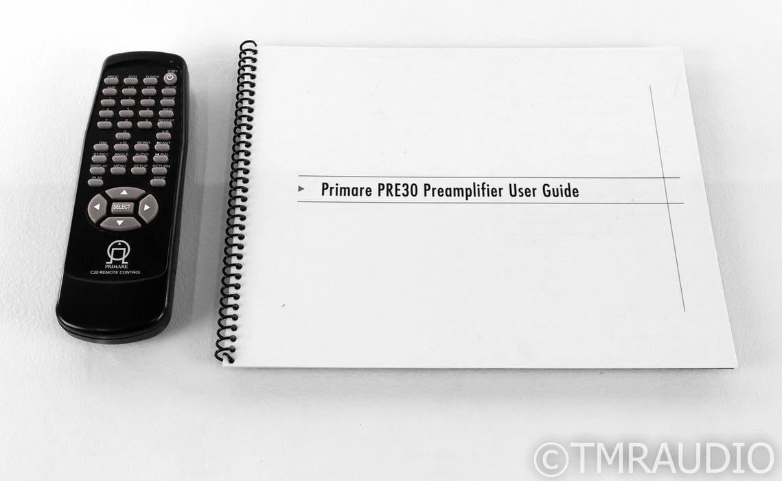 Primare PRE30 Stereo Preamplifier; PRE-30; Remote