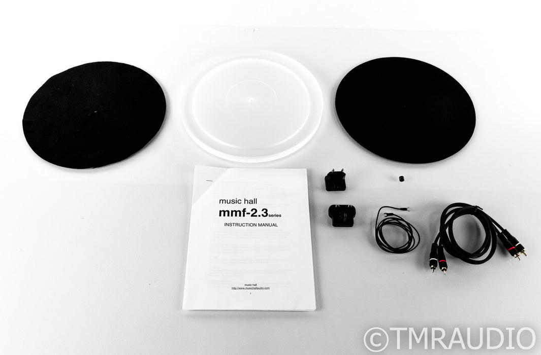 Music Hall MMF 2.3 Belt Drive Turntable; Music Hall Spirit MM Cartridge; Red Finish