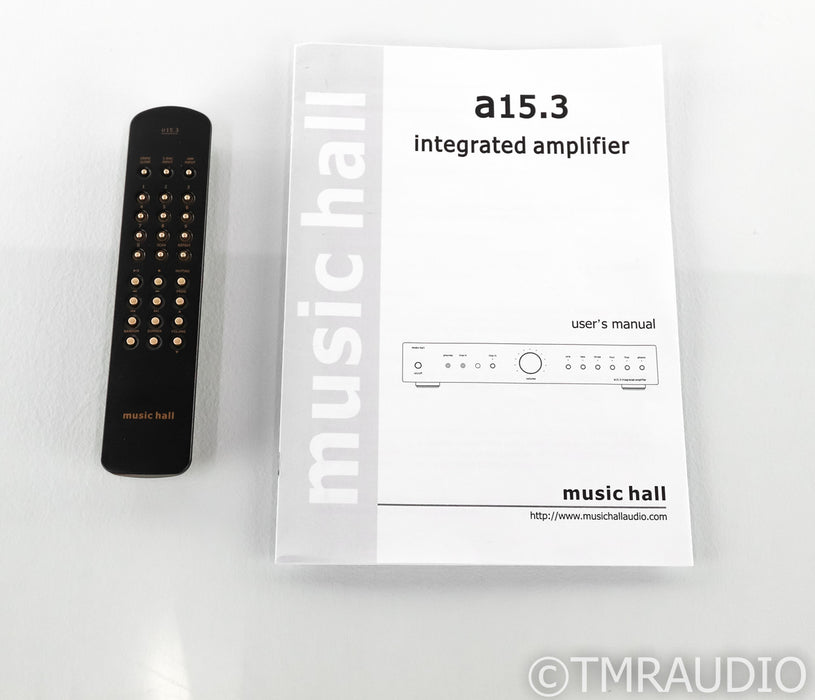 Music Hall a15.3 Stereo Integrated Amplifier; A-15.3; MM Phono; Remote