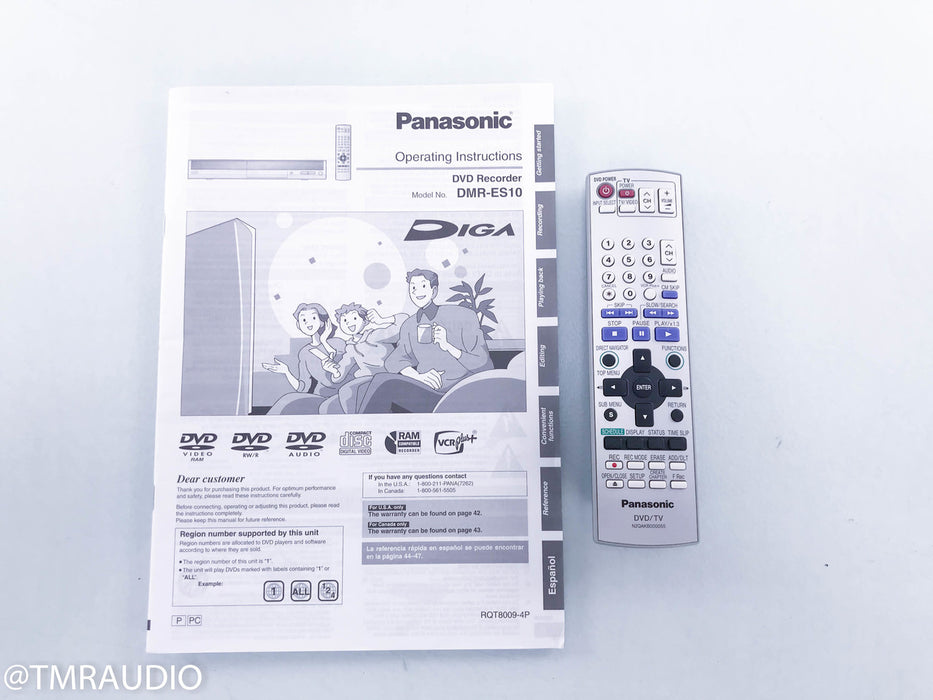 Panasonic DMR-ES10 DVD Recorder / Player