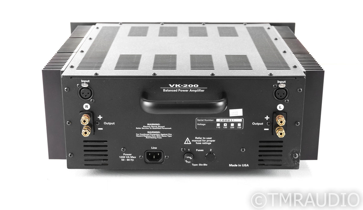 Balanced Audio Technology VK-200 Balanced Stereo Power Amplifier; BAT VK200