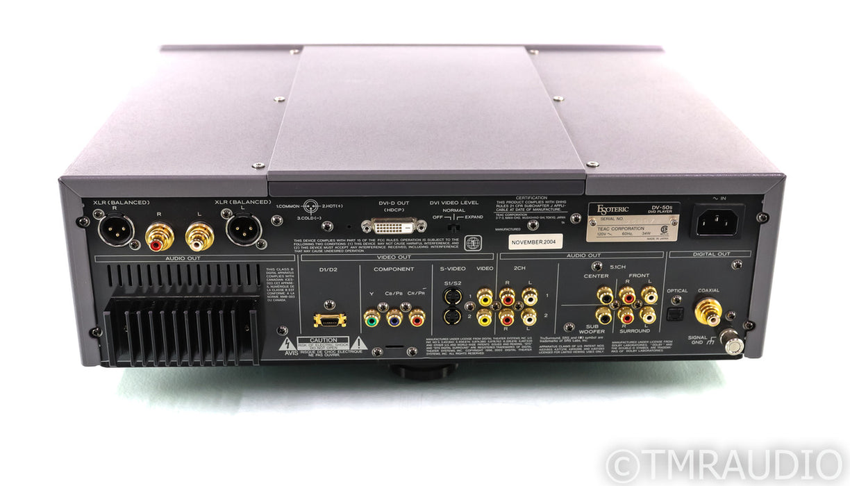 Esoteric DV-50S SACD / DVD / CD Player; DV50S; TEAC (No Remote)