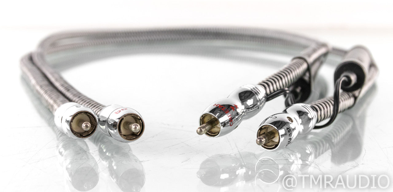 AudioQuest Cheetah RCA Cables; 1m Pair Interconnects; 36v DBS