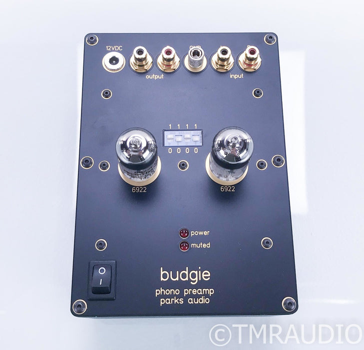 Parks Audio Budgie MM Tube Phono Preamplifier; Moving Magnet; Low Hours