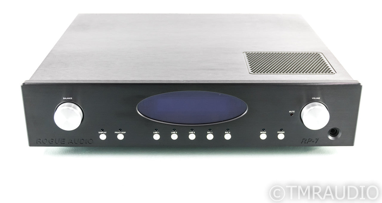 Rogue Audio RP-7 Stereo Tube Preamplifier; RP7; Remote