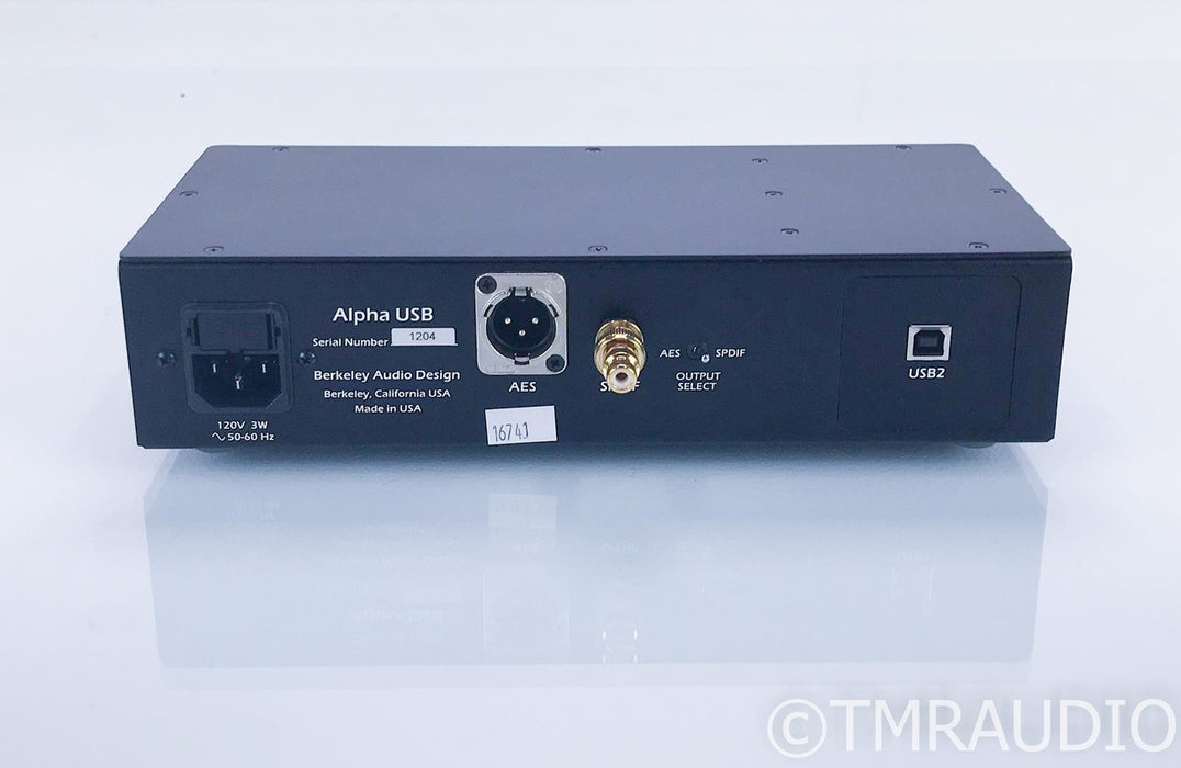 Berkeley Audio Design Alpha USB Digital Interface; USB to S/PDIF / AES Converter