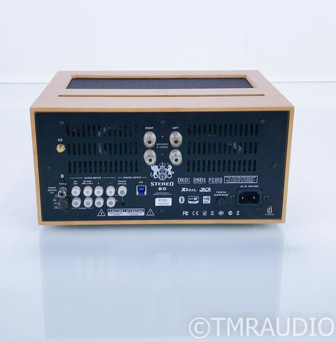 iFi Retro Stereo 50 Tube Integrated Amplifier / DAC; Bluetooth; MM/MC Phono