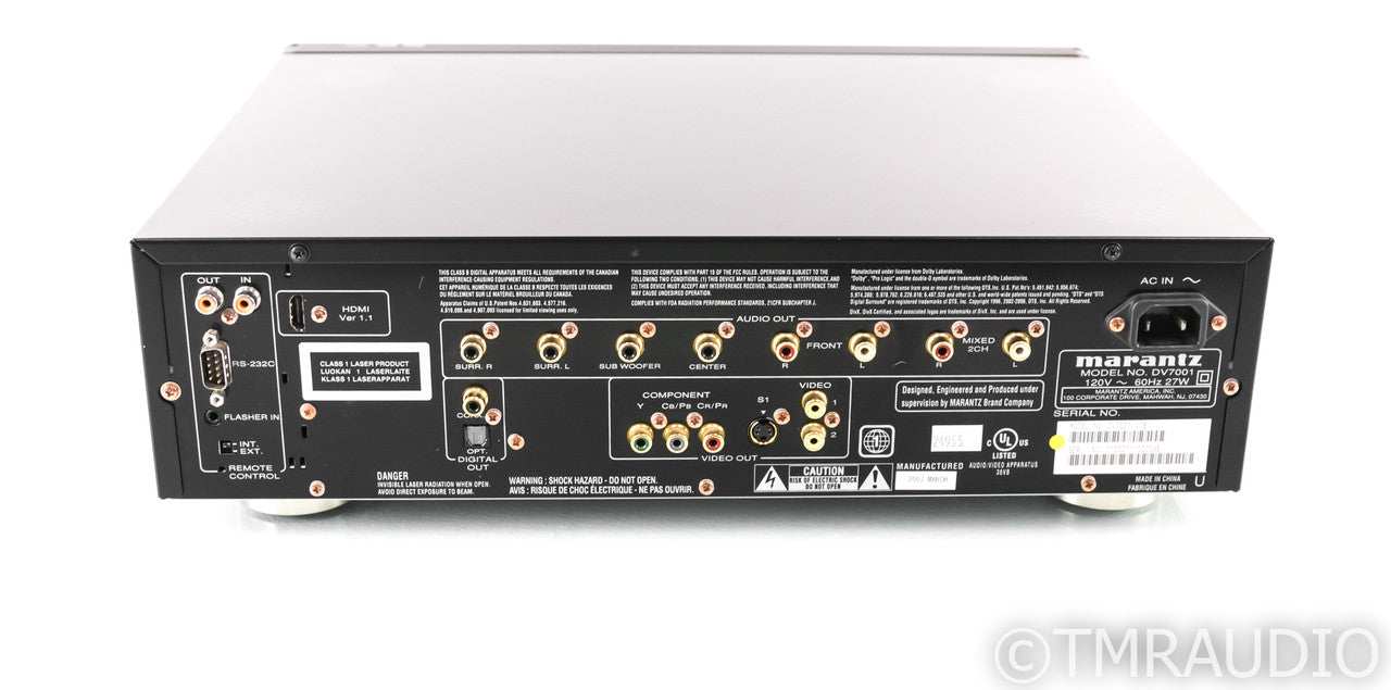 Marantz DV7001 SACD / CD / DVD Player; DV-7001; Remote; Refurbished
