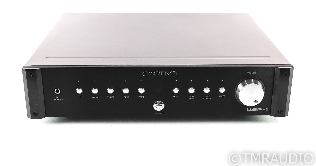 Emotiva USP-1 2.1 Channel Preamplifier; USP1; Remote; MM / MC Phono