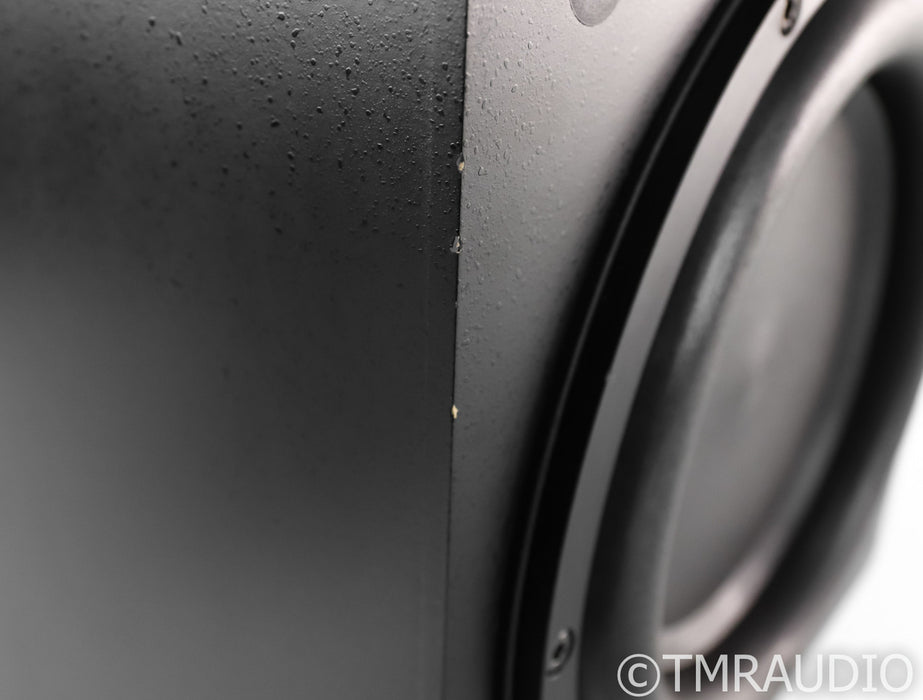 REL Q201E 10" Powered Subwoofer; Black; Q-201E (Upgraded Spikes)
