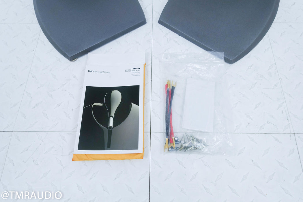 B&W Nautilus 805 Bookshelf Speakers