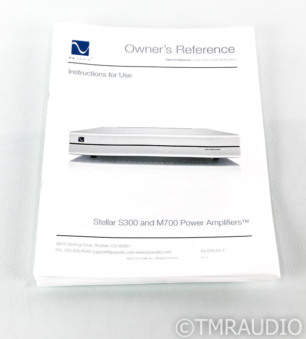 PS Audio Stellar M700 Mono Power Amplifier