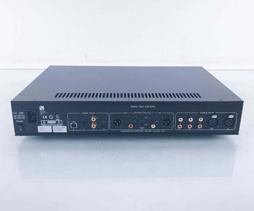 PS Audio Stellar Gain Cell DAC; D/A Converter; Black; Warranty