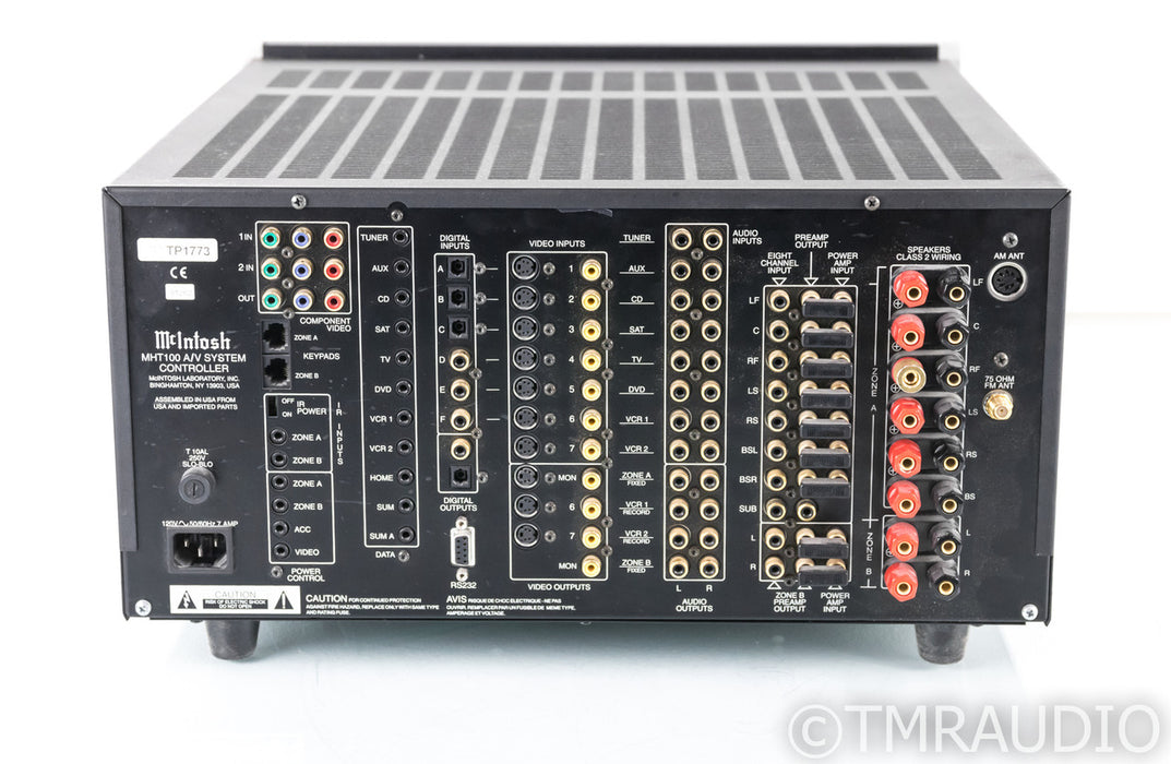 McIntosh MHT100 6.1 Channel Home Theater Receiver; MHT-100; Remote
