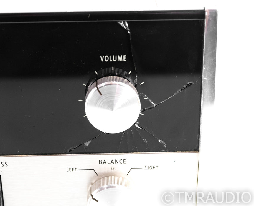 McIntosh MA 5100 Vintage Stereo Integrated Amplifier; MA-5100; Cracked Glass