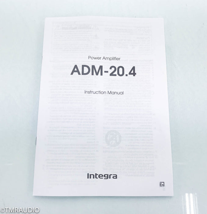 Integra ADM-20.4 Stereo Power Amplifier