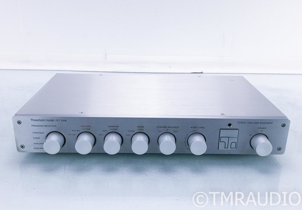 Threshold FET one Vintage Stereo Preamplifier; FET-1; MM / MC