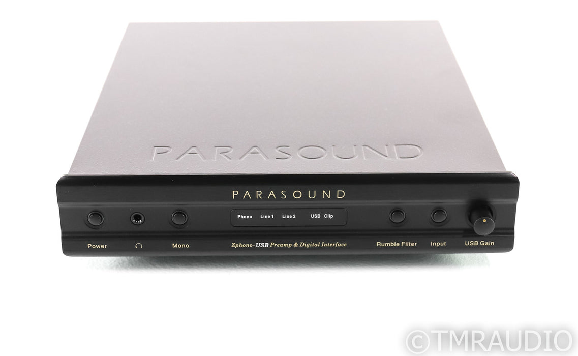 Parasound Zphono USB MM / MC Phono Preamplifier; A/D Converter