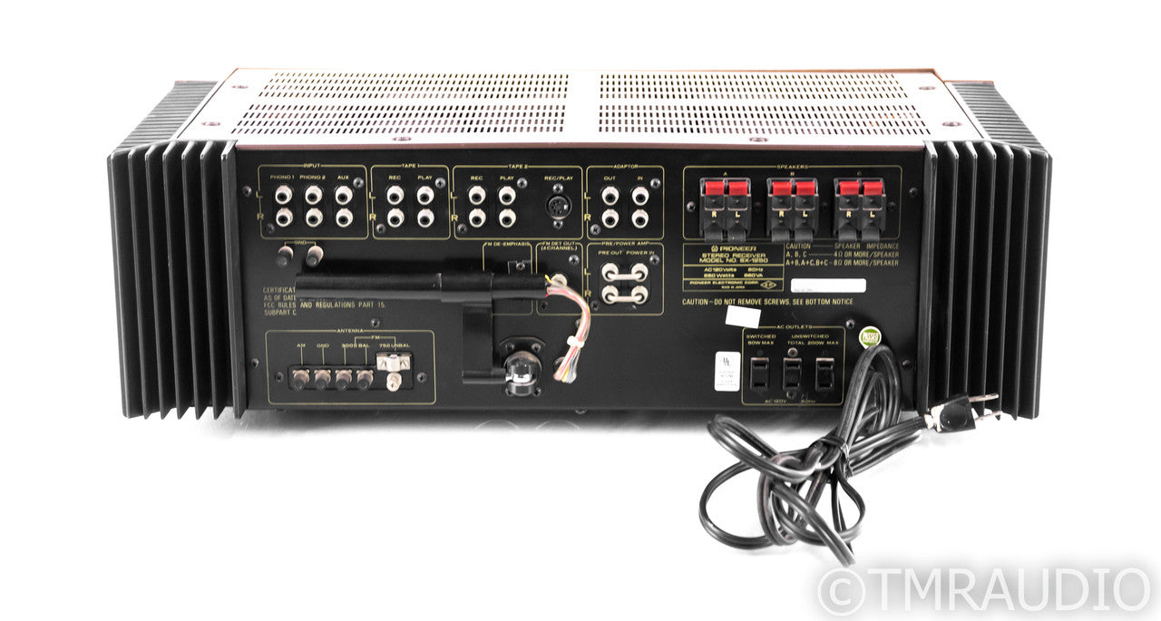 Pioneer SX-1250 Vintage Stereo Receiver; SX1250; MM Phono