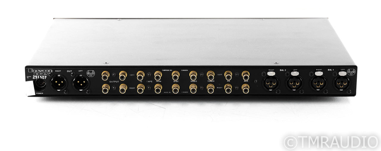 Bryston BP-25 Stereo Preamplifier; BP25; 17"; Remote