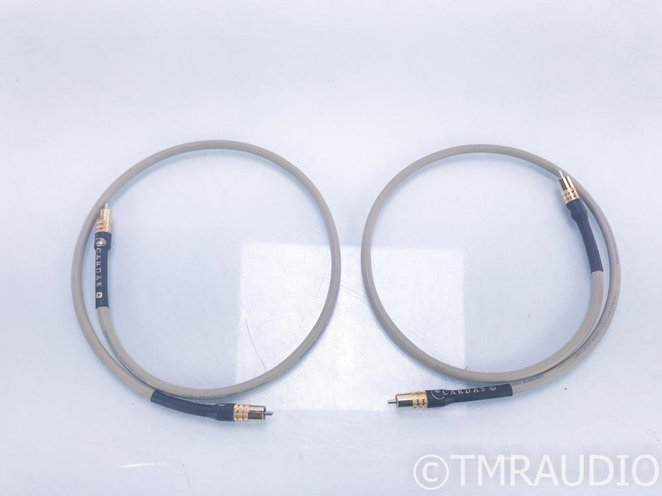 Cardas Neutral Reference RCA Cables; 1m Pair Interconnects