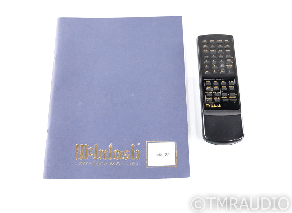 McIntosh MX132 5.1 Channel Home Theater Processor; MX-132; Remote