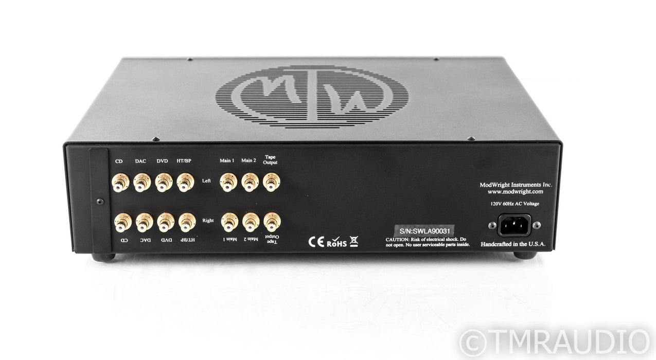 ModWright SWL 9.0 Stereo Tube Preamplifier; Anniversary Edition; SWL9.0; Remote