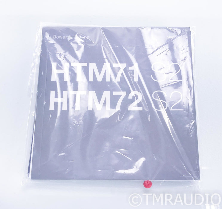 B&W HTM72 S2 Center Channel Speaker; Gloss Black