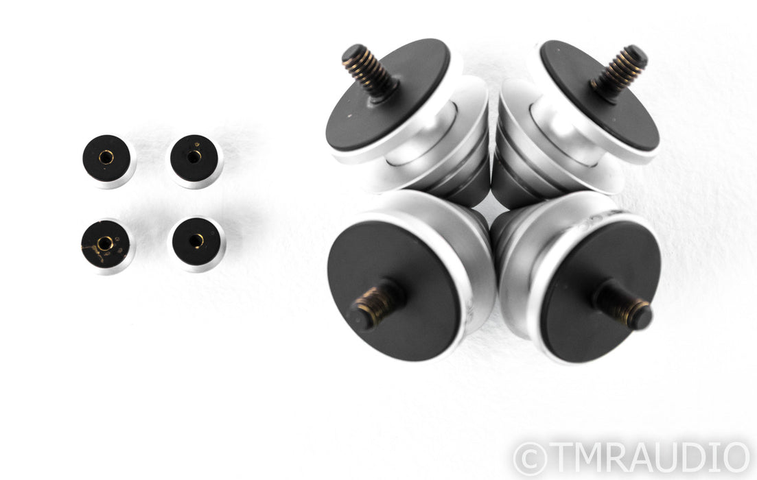 ViaBlue QTC Speaker / Component Spikes; Silver Set of 4 (Missing Spike Tips)