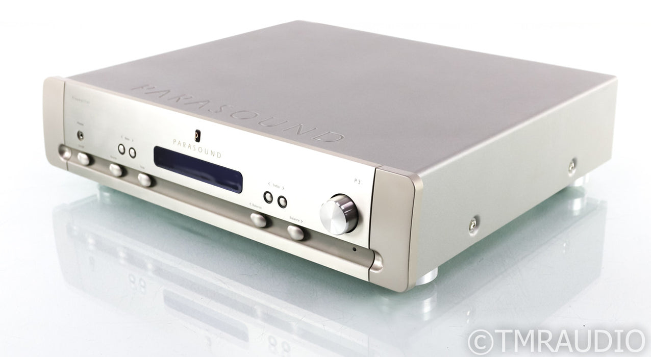 Parasound Halo P3 Stereo Preamplifier; P-3; MM Phono; Remote