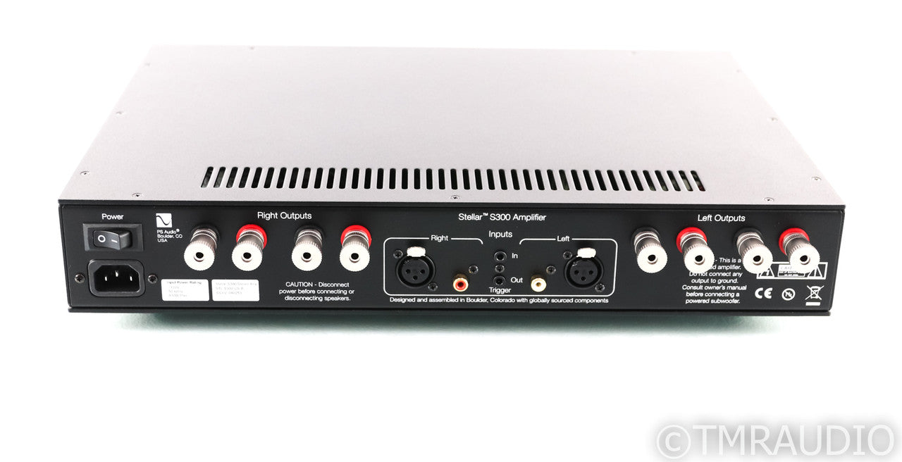 PS Audio Stellar S300 Stereo Power Amplifier; S-300; Black (Used)