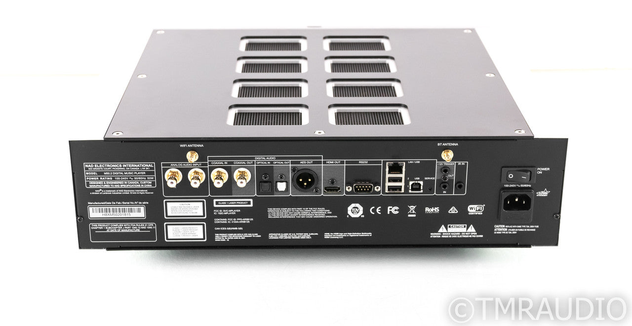 NAD Master Series M50.2 Network Streamer / Server; CD Ripper; 2TB HDD