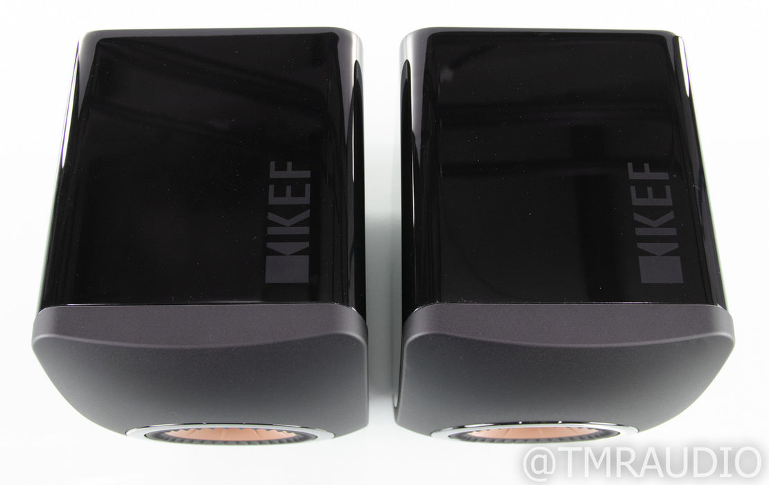 KEF LS50 Bookshelf Speakers; Black / Copper Pair; LS-50
