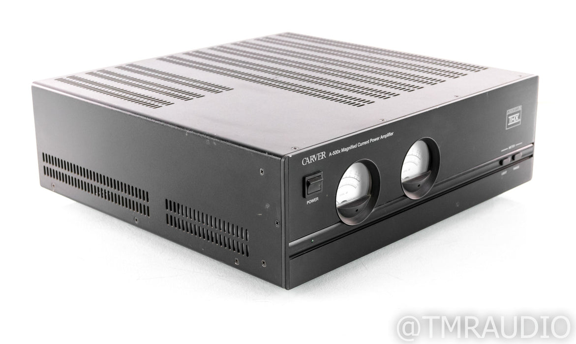 Carver A-500x Stereo Power Amplifier; A500x (Missing Gain Knobs)