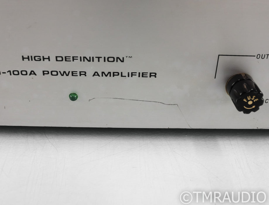 Audio Research D-100A Vintage Stereo Power Amplifier; D100A