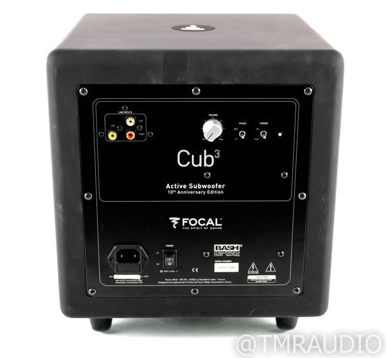 Focal Cub3 8" Powered Subwoofer; Matte Black; Cub 3