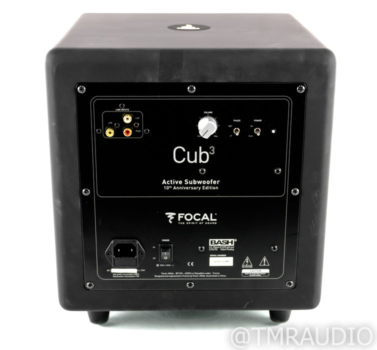 Focal Cub3 8" Powered Subwoofer; Matte Black; Cub 3