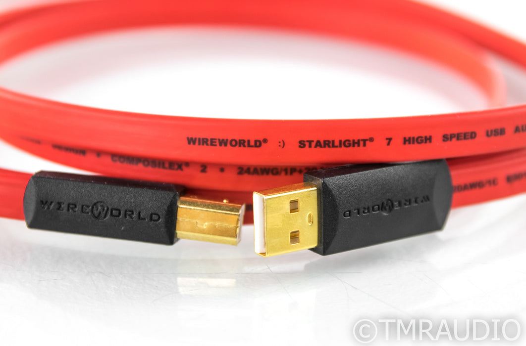 Wireworld Starlight 7 USB Cable; Single 2m Interconnect