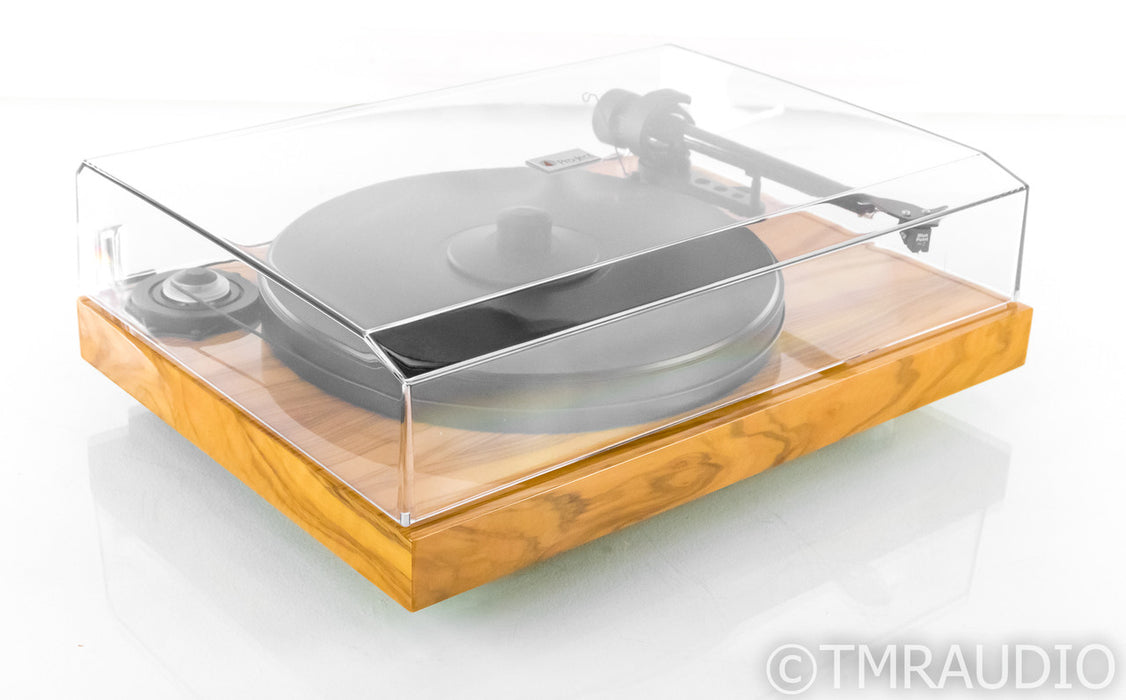 Pro-Ject 2-Xperience Classic Turntable; Olive; Blue Point No. 2 Cartridge (Low Hours)