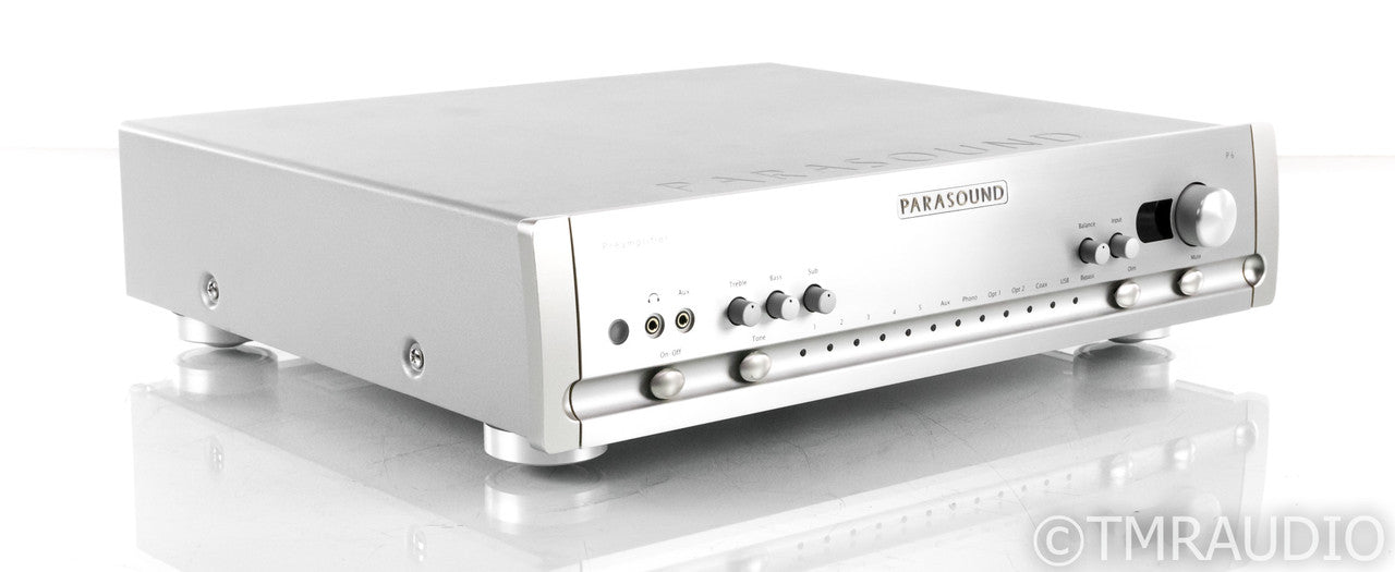 Parasound Halo P6 2.1 Channel Preamplifier / DAC; MM / MC Phono; P-6