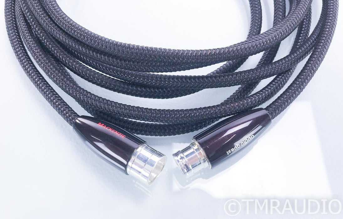 Audioquest Mackenzie XLR Cables; 2m Pair Balanced Interconnects