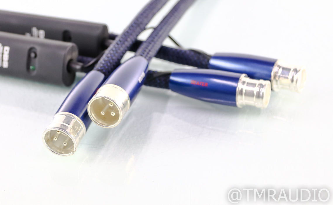 Audioquest Water XLR Cables; 1.5m Pair Balanced Interconnects; 72v DBS