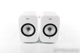 KEF LSX Wireless Bookshelf Speakers; Gloss White Pair; Bluetooth; Wifi