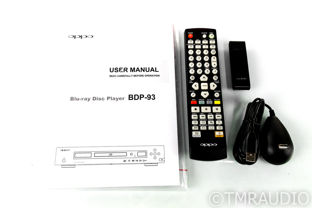 Oppo BDP-93 Universal Blu-Ray Player; BDP93; Remote