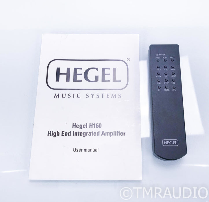Hegel H160 Stereo Integrated Amplifier; H-160; Remote